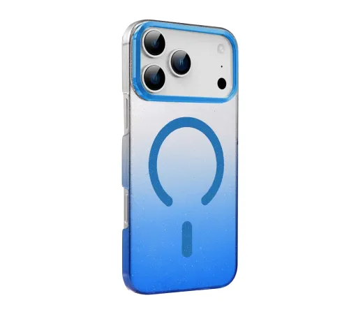 Apple iPhone 17 Pro Glossy Magsafe Kapak - Mavi