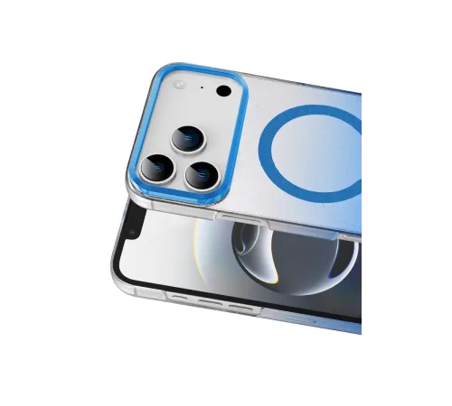 Apple iPhone 17 Pro Max Glossy Magsafe Kapak - Mavi