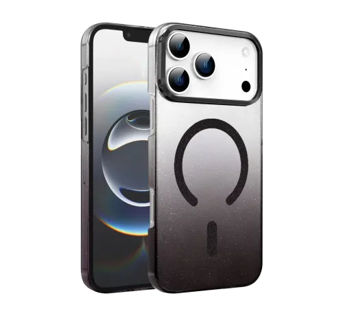 Apple iPhone 17 Pro Max Glossy Magsafe Kapak - Siyah