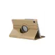 Samsung Galaxy Tab A11 360 Tablet Deri Kılıf - Gold
