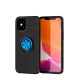 Apple iPhone 12 Mini Kılıf Range Yüzüklü Silikon - Siyah-Mavi