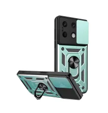 Xiaomi Redmi Note 13 4G Kılıf Pars Lens Yüzüklü Silikon - Yeşil