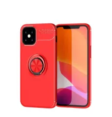 Apple iPhone 12 Mini Kılıf Range Yüzüklü Silikon - Kırmızı
