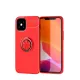 Apple iPhone 12 Mini Kılıf Range Yüzüklü Silikon - Kırmızı