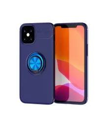 Apple iPhone 12 Mini Kılıf Range Yüzüklü Silikon - Mavi