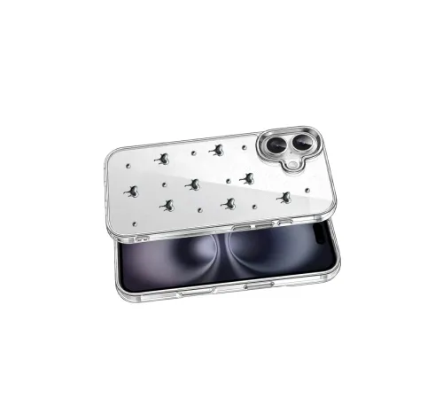 Apple iPhone 17 Fiyonk Desenli Kapak - Desen 1