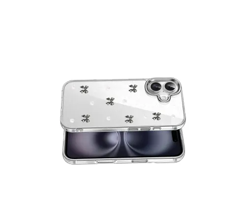 Apple iPhone 17 Fiyonk Desenli Kapak - Desen 8