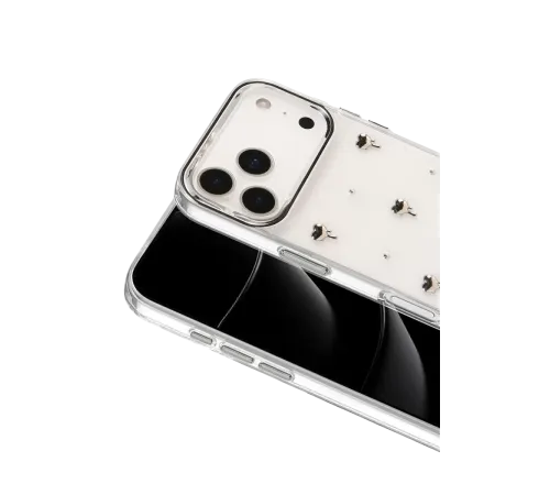 Apple iPhone 17 Pro Fiyonk Desenli Kapak - Desen 1