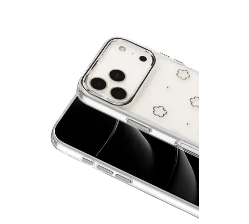 Apple iPhone 17 Pro Fiyonk Desenli Kapak - Desen 2