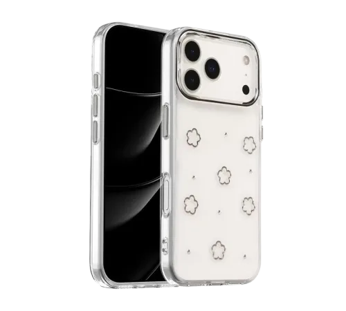 Apple iPhone 17 Pro Fiyonk Desenli Kapak - Desen 2