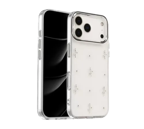 Apple iPhone 17 Pro Fiyonk Desenli Kapak - Desen 4