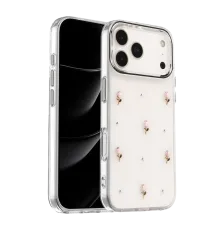Apple iPhone 17 Pro Fiyonk Desenli Kapak - Desen 6