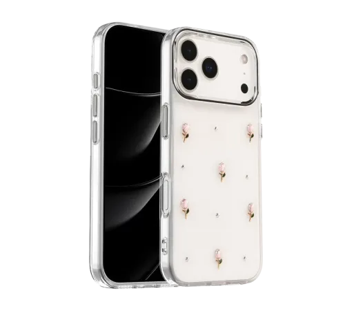 Apple iPhone 17 Pro Fiyonk Desenli Kapak - Desen 6