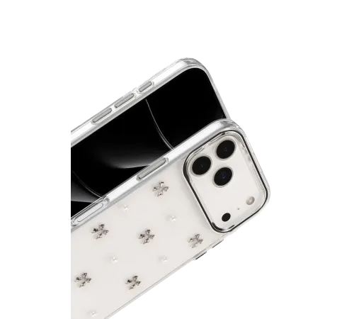 Apple iPhone 17 Pro Fiyonk Desenli Kapak - Desen 8