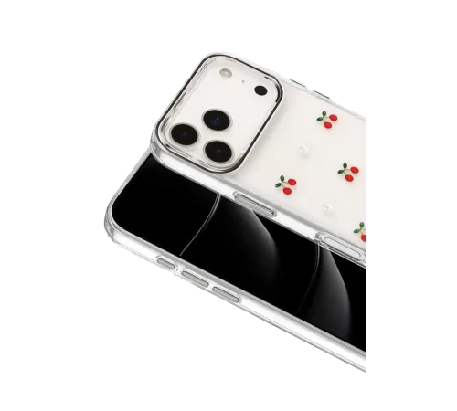 Apple iPhone 17 Pro Fiyonk Desenli Kapak - Desen 9