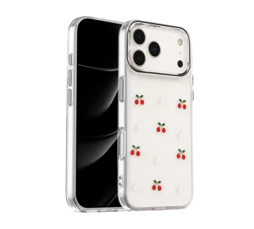 Apple iPhone 17 Pro Fiyonk Desenli Kapak - Desen 9