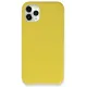 Apple iPhone 11 Pro Kılıf Lansman Legant Silikon - Sarı