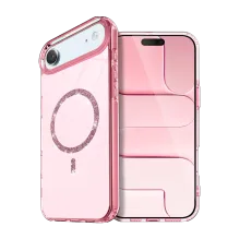 Apple iPhone 17 Air Live Diamond Magsafe Kapak - Pembe