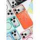Apple iPhone 17 Pro Max Live Diamond Magsafe Kapak - Pembe