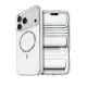 Apple iPhone 17 Pro Max Live Diamond Magsafe Kapak - Şeffaf