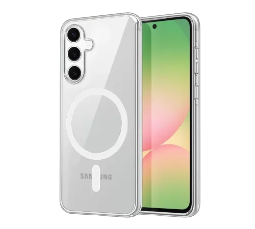 Samsung Galaxy A16 5G Combo Sert Şeffaf Magsafe Kapak - Şeffaf