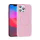 iPhone 15 Pro Max Broş Magsafe Kapak - Pembe