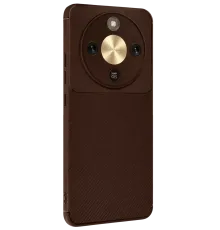 Huawei Honor Magic 8 Lite Auto Focus Karbon Kapak - Kahverengi