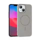 iPhone 15 Plus Broş Magsafe Kapak - Titan Gri