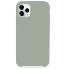 Apple iPhone 11 Pro Max Kılıf Lansman Legant Silikon - Açık Gri