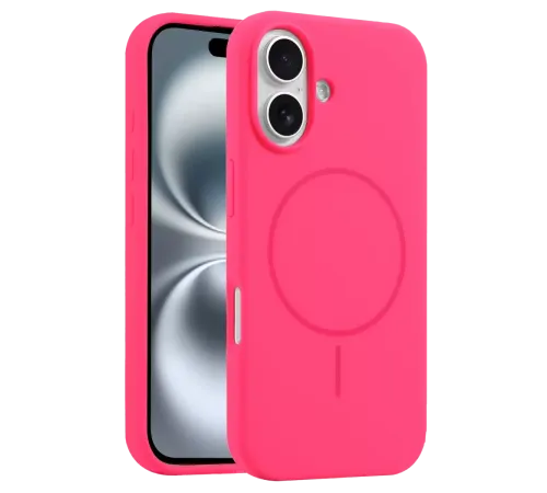 iPhone 16 Plus Kılıf Jully Magsafe Kapak - Pembe