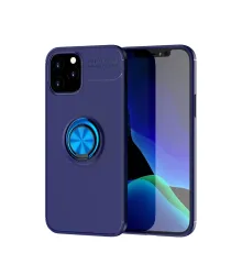 Apple iPhone 12 Kılıf Range Yüzüklü Silikon - Mavi