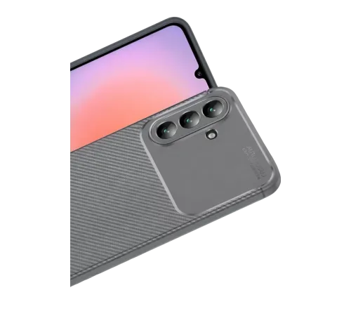 Samsung Galaxy A57 5G Auto Focus Karbon Kapak - Gri