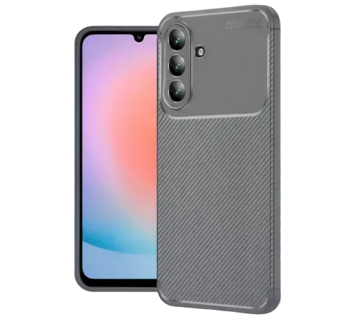 Samsung Galaxy A57 5G Auto Focus Karbon Kapak - Gri