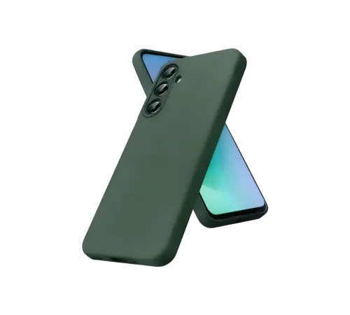 Samsung Galaxy A37 5G First Silikon - Koyu Yeşil