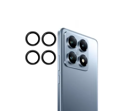 Xiaomi Mi 14T Pro PVD Metal Kamera Lens - Siyah