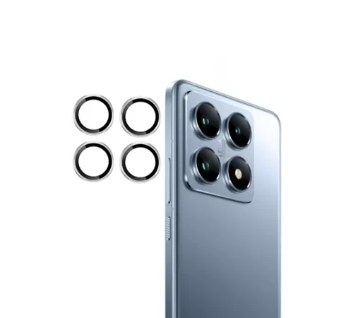 Xiaomi Mi 14T Pro PVD Metal Kamera Lens - Gümüş