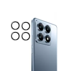 Xiaomi Mi 14T Pro PVD Metal Kamera Lens - Gümüş