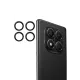 Xiaomi Redmi Note 14 Pro 4G PVD Metal Kamera Lens - Siyah