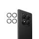 Xiaomi Redmi Note 14 Pro 4G PVD Metal Kamera Lens - Gümüş