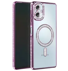 Samsung Galaxy A07 4G Joke Simli Magneticsafe Kılıf - Derin Mor