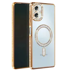 Samsung Galaxy A07 4G Joke Simli Magneticsafe Kılıf - Gold