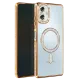 Samsung Galaxy A07 4G Joke Simli Magneticsafe Kılıf - Gold