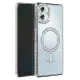 Samsung Galaxy A07 4G Joke Simli Magneticsafe Kılıf - Gümüş