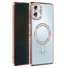 Samsung Galaxy A07 4G Joke Simli Magneticsafe Kılıf - Pembe