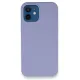 Apple iPhone 12 Kılıf Lansman Legant Silikon - Lila