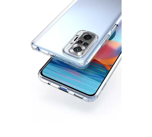 Xiaomi Redmi Note 10 5G Kılıf Lüx Şeffaf Silikon