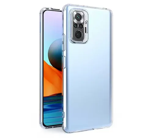 Xiaomi Redmi Note 10 5G Kılıf Lüx Şeffaf Silikon