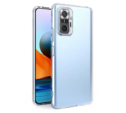 Xiaomi Redmi Note 10 5G Kılıf Lüx Şeffaf Silikon