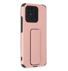 Xiaomi Redmi 10C Kılıf Mega Standlı Silikon - Pudra