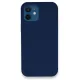 Apple iPhone 12 Kılıf Lansman Legant Silikon - Lacivert